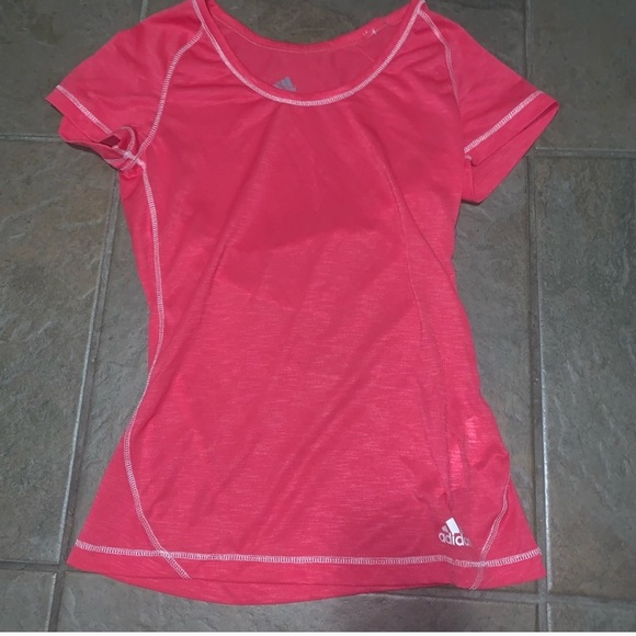 adidas Tops - Adidas pink workout t-shirt adidas Tops - Adidas pink workout t-shirt